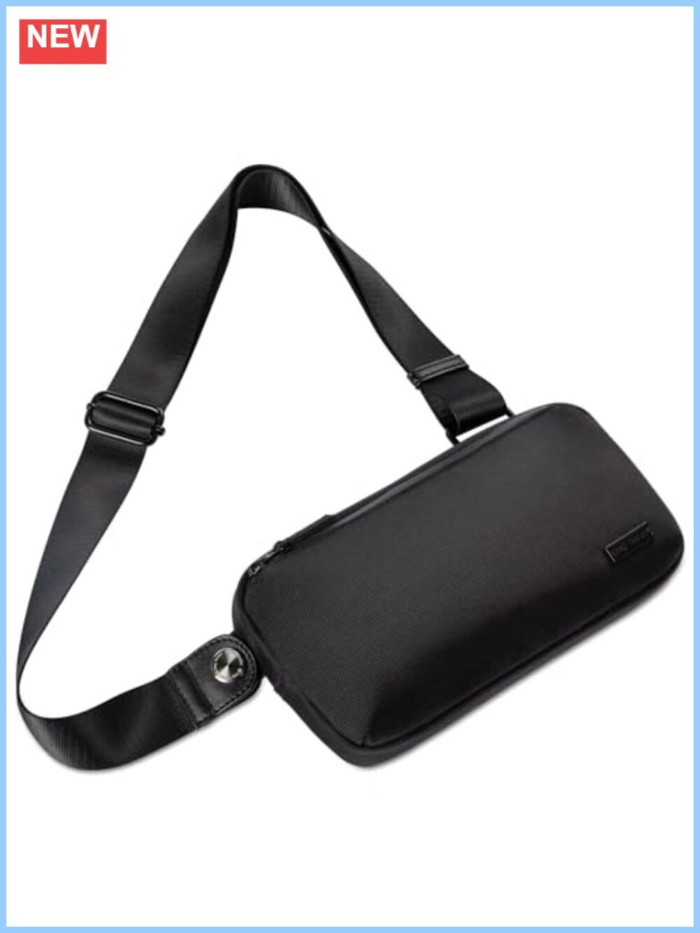 Minimalist Sling Bag EDC Crossbody Water-Repellent Nylon Titanium Hardware